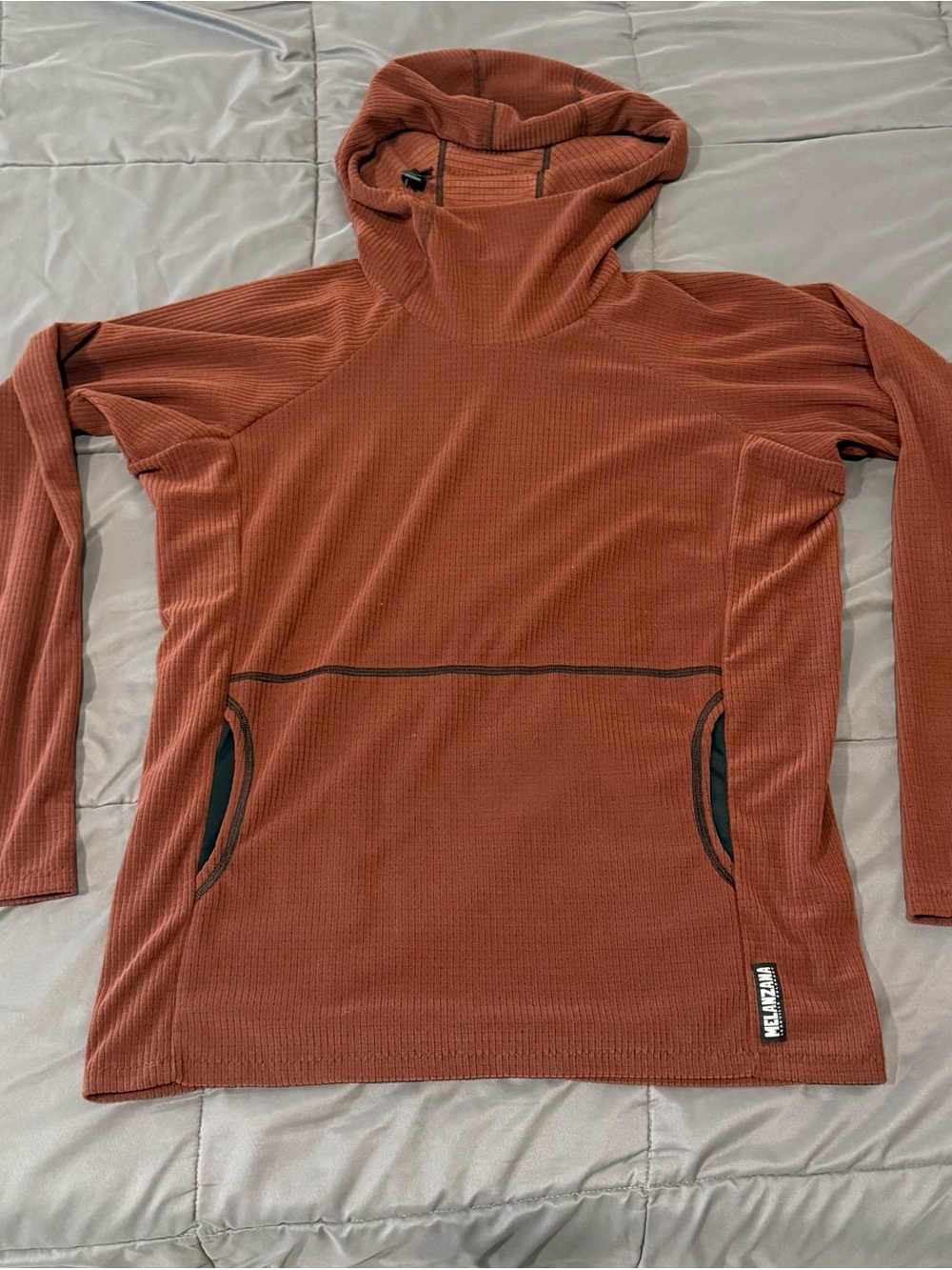 Melanzana Men's Micro Grid Hoodie V2